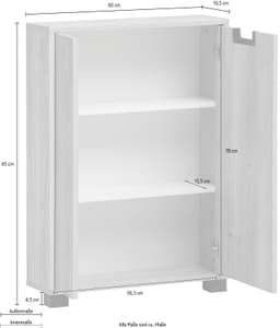 Schildmeyer Stauraumschrank Emmik | Holztöne