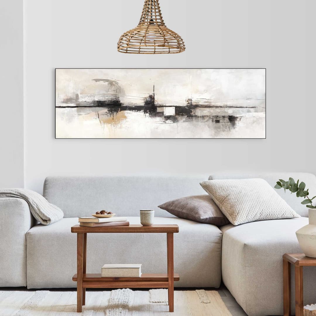 Reinders! Wandbild Abstrakter Horizont | Beige