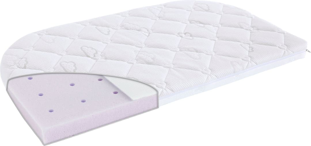 Babymatratze Kleine Matratze Brise Light | Weiß