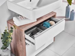 Schildmeyer Waschbeckenunterschrank Bello Breite 67 cm | Holztöne