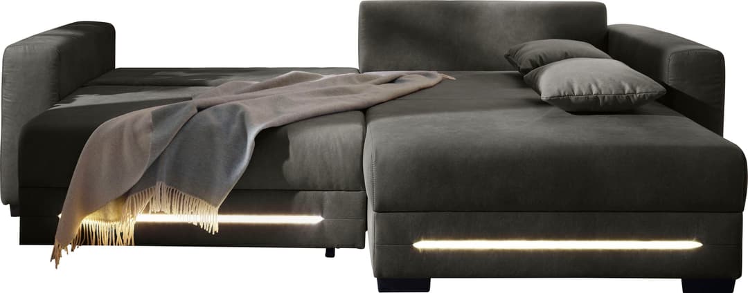 Jockenhöfer Gruppe Ecksofa Spotlight XL L-Form | Grau
