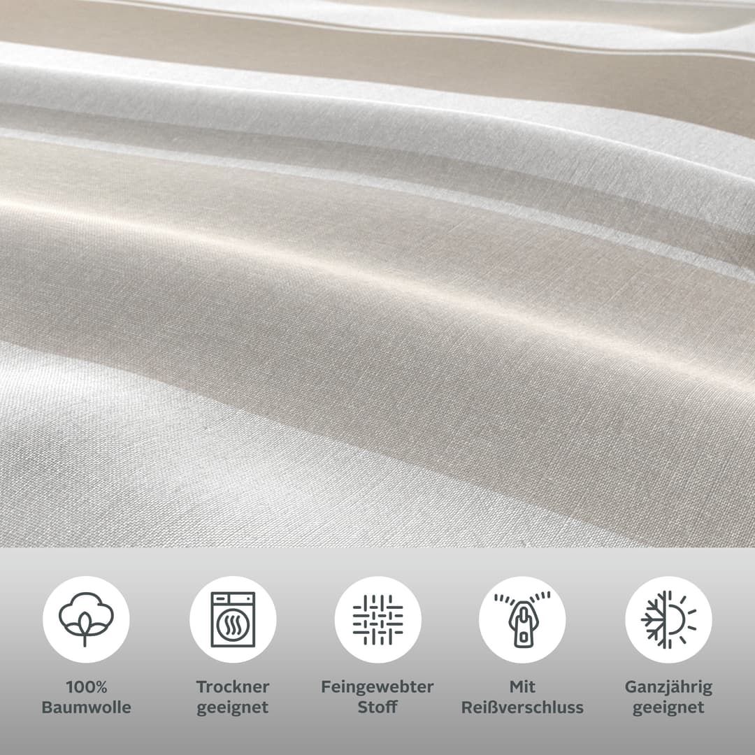 OTTO home Bettwäsche Yonne | Beige