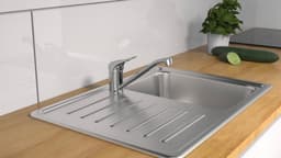Schütte Spültischarmatur Porto | Silber
