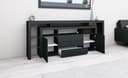 borchardt Möbel Sideboard Rosario | Schwarz 5
