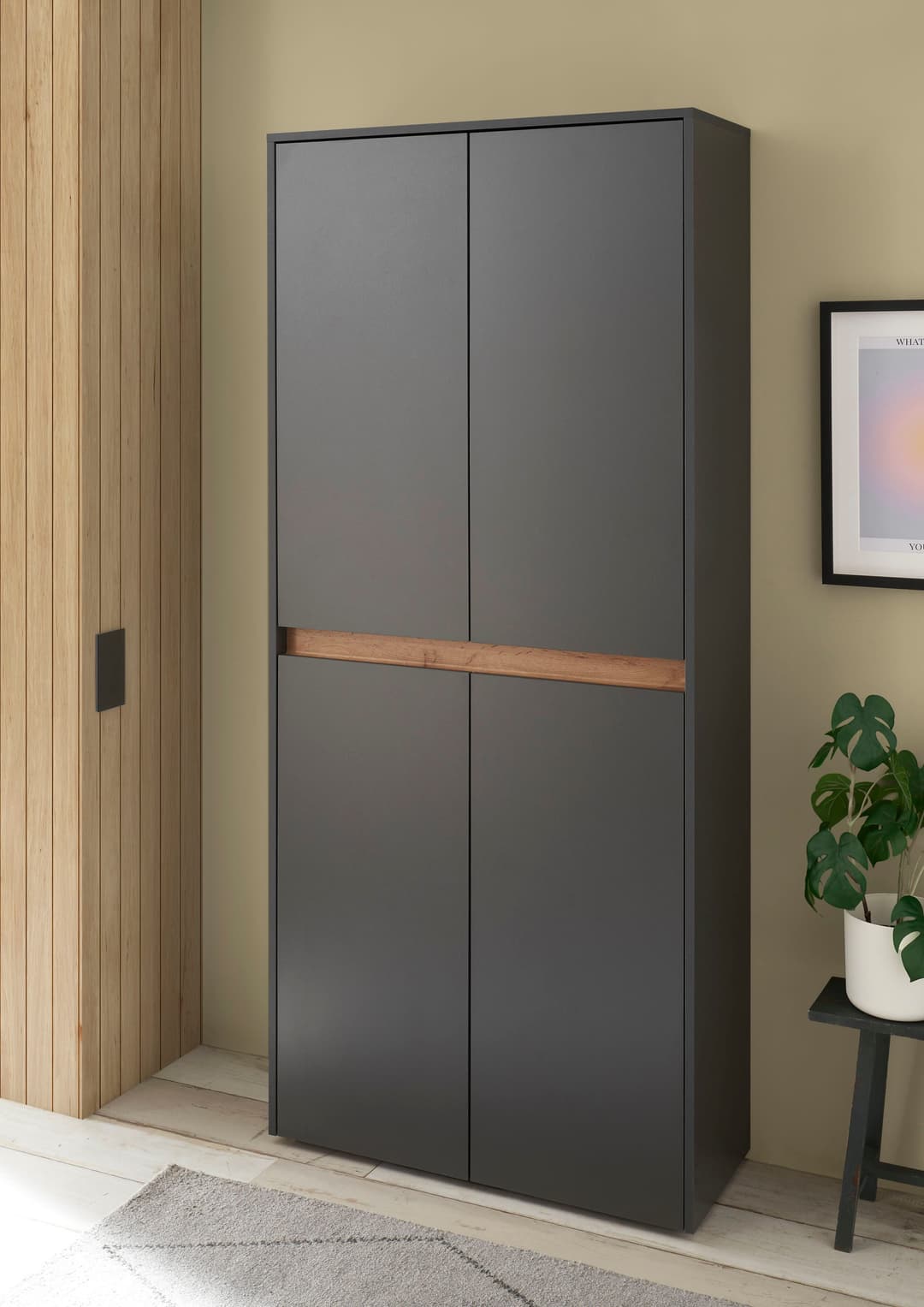 Home affaire Schuhschrank City/Giron | Grau