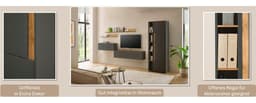 Home affaire Aktenschrank CiTY/GiRON | Grau