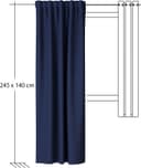 HOMING Vorhang Galdin | Blau 5