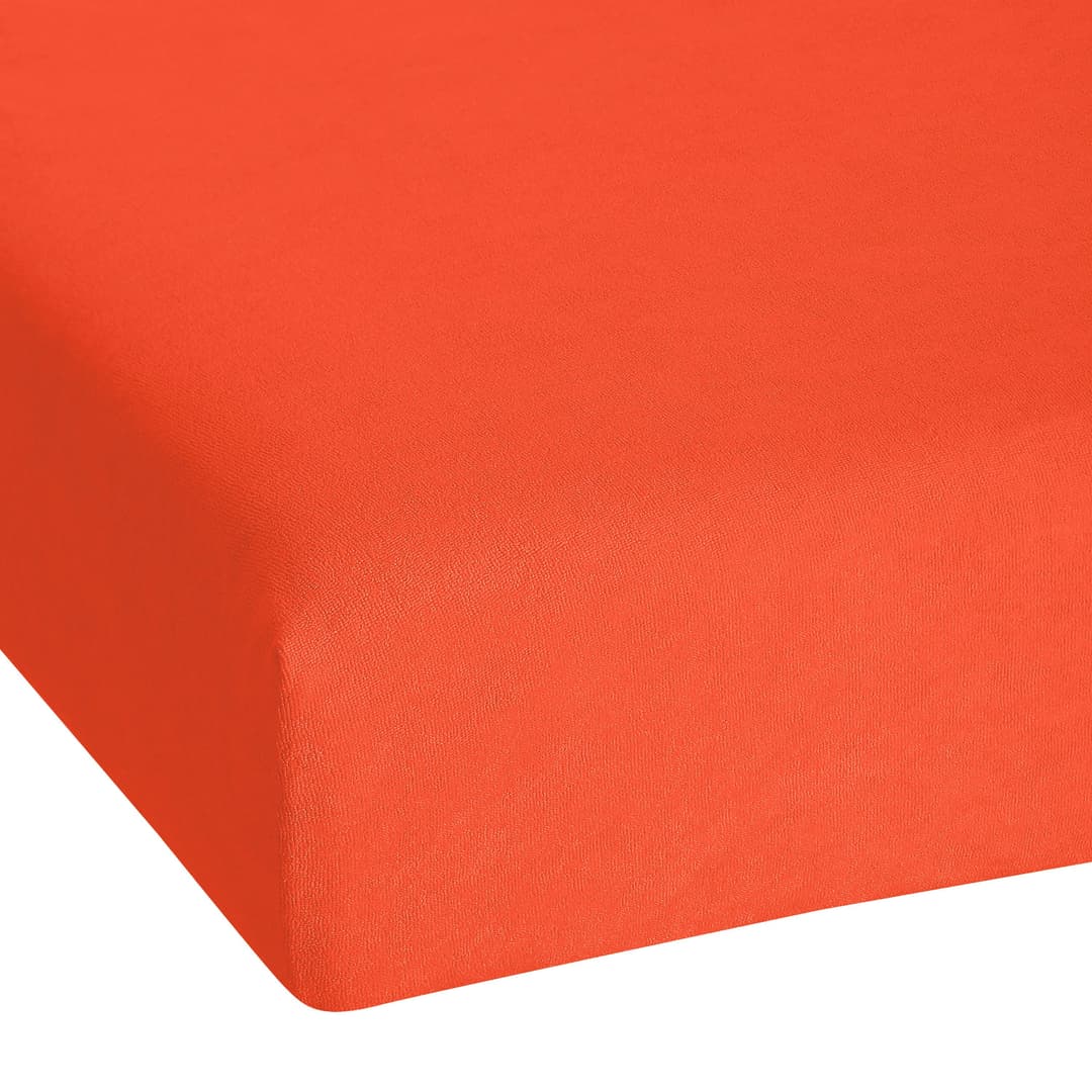 KUM Spannbettlaken Frottee | Orange