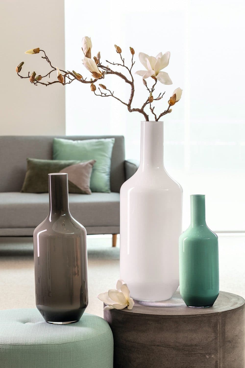 LEONARDO MILANO Bodenvase | Weiß