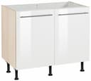 OPTIFIT Spülenschrank Bern | Weiß