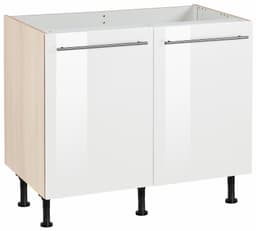 OPTIFIT Spülenschrank Bern | Weiß