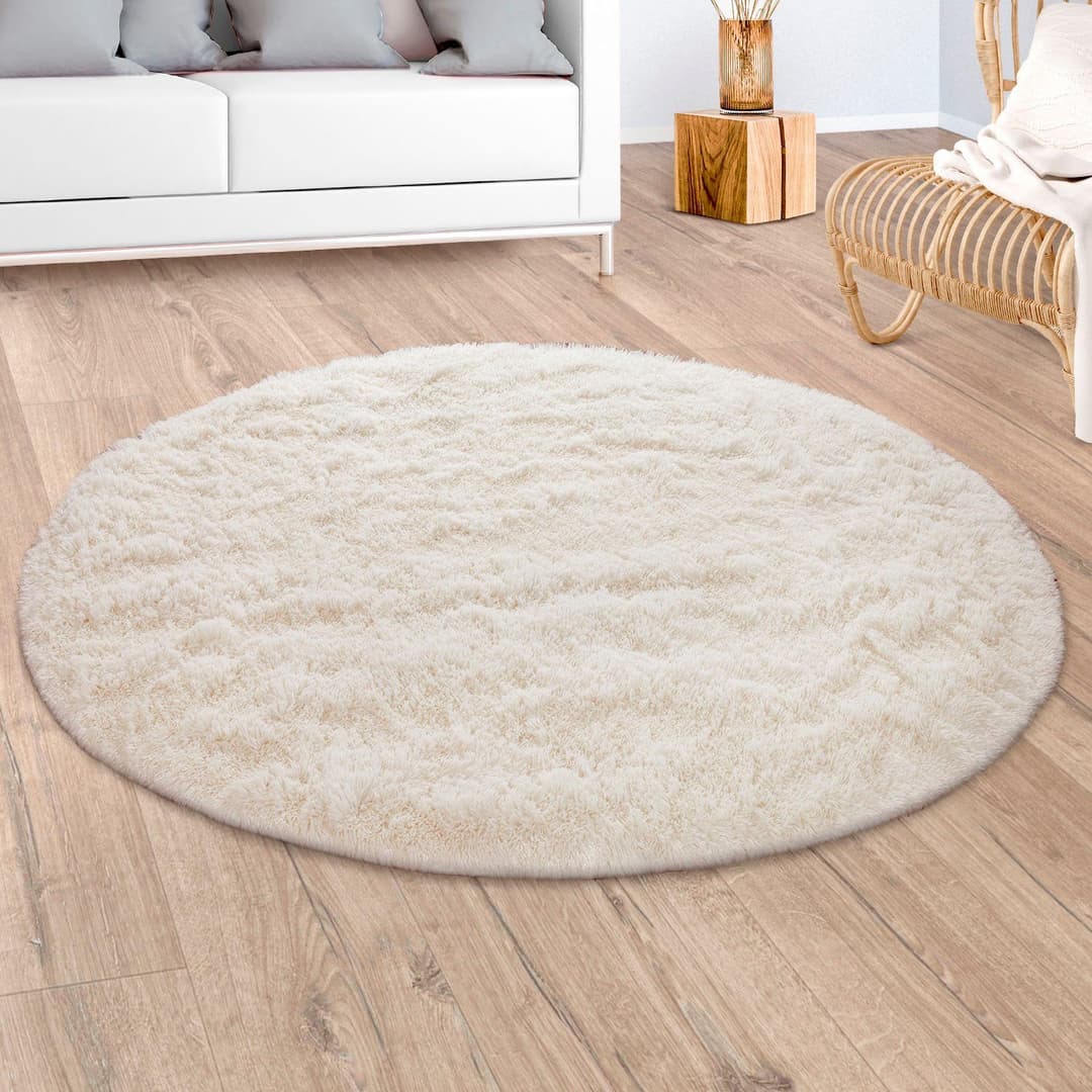 Paco Home Hochflor-Teppich Silky 591 | Beige