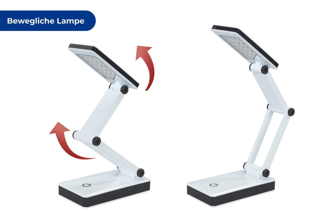 Maximex LED Schreibtischlampe | Weiß