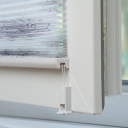 Liedeco Plissee Blume grau | Grau