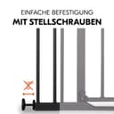 Hauck Verlängerung für Türschutzgitter Extension, 9 cm, Black 5