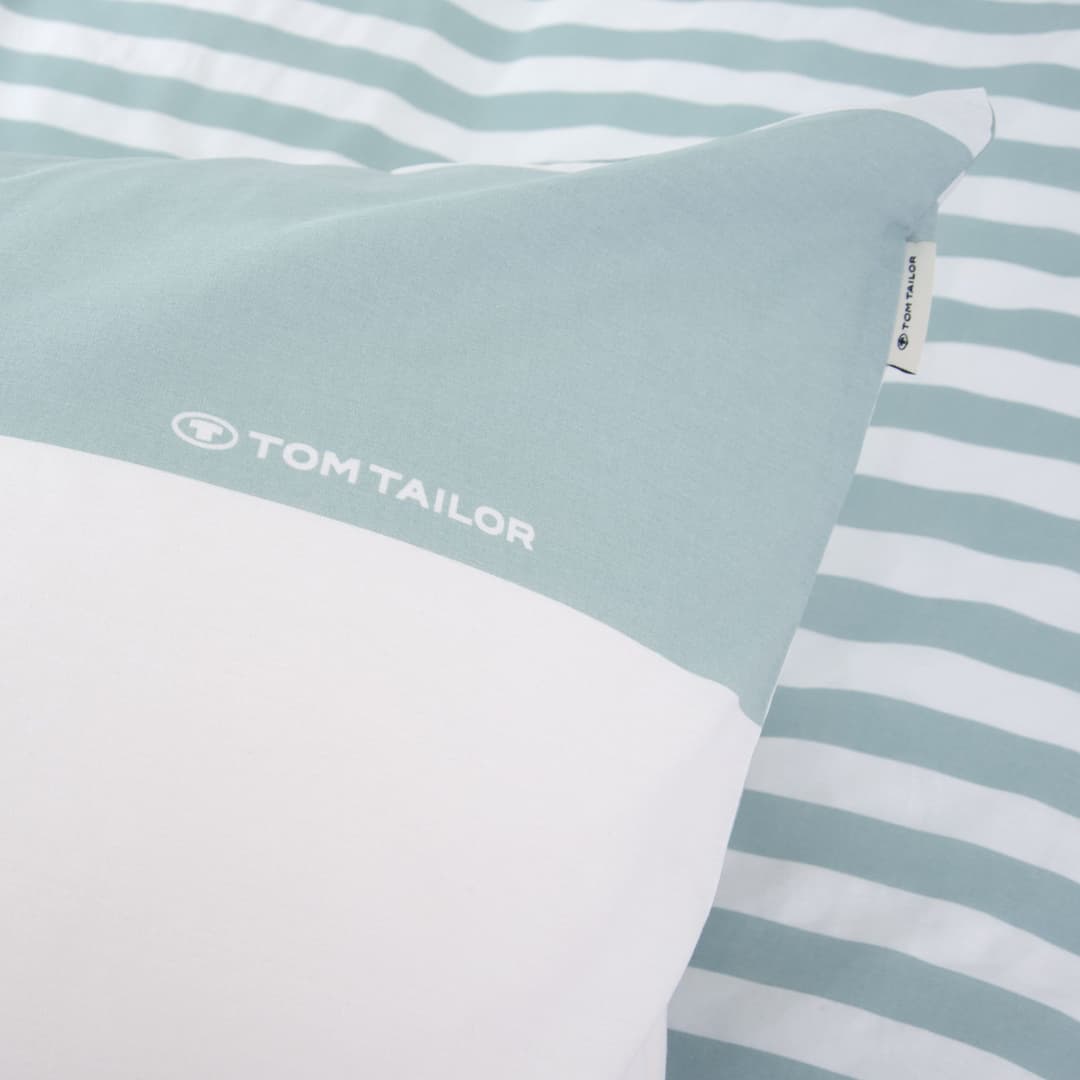 TOM TAILOR HOME Wendebettwäsche SIENA | Grün
