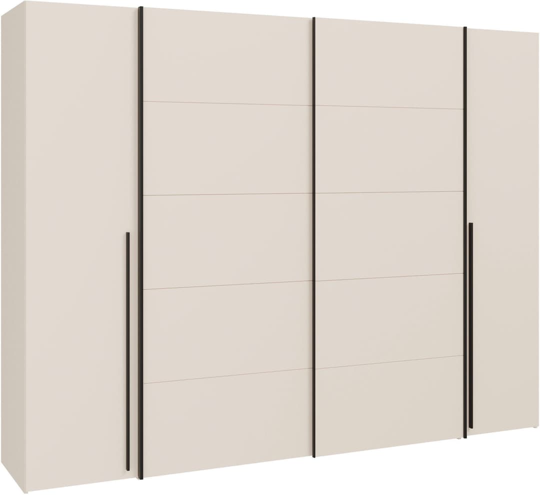 FORTE Kleiderschrank Narago | Beige