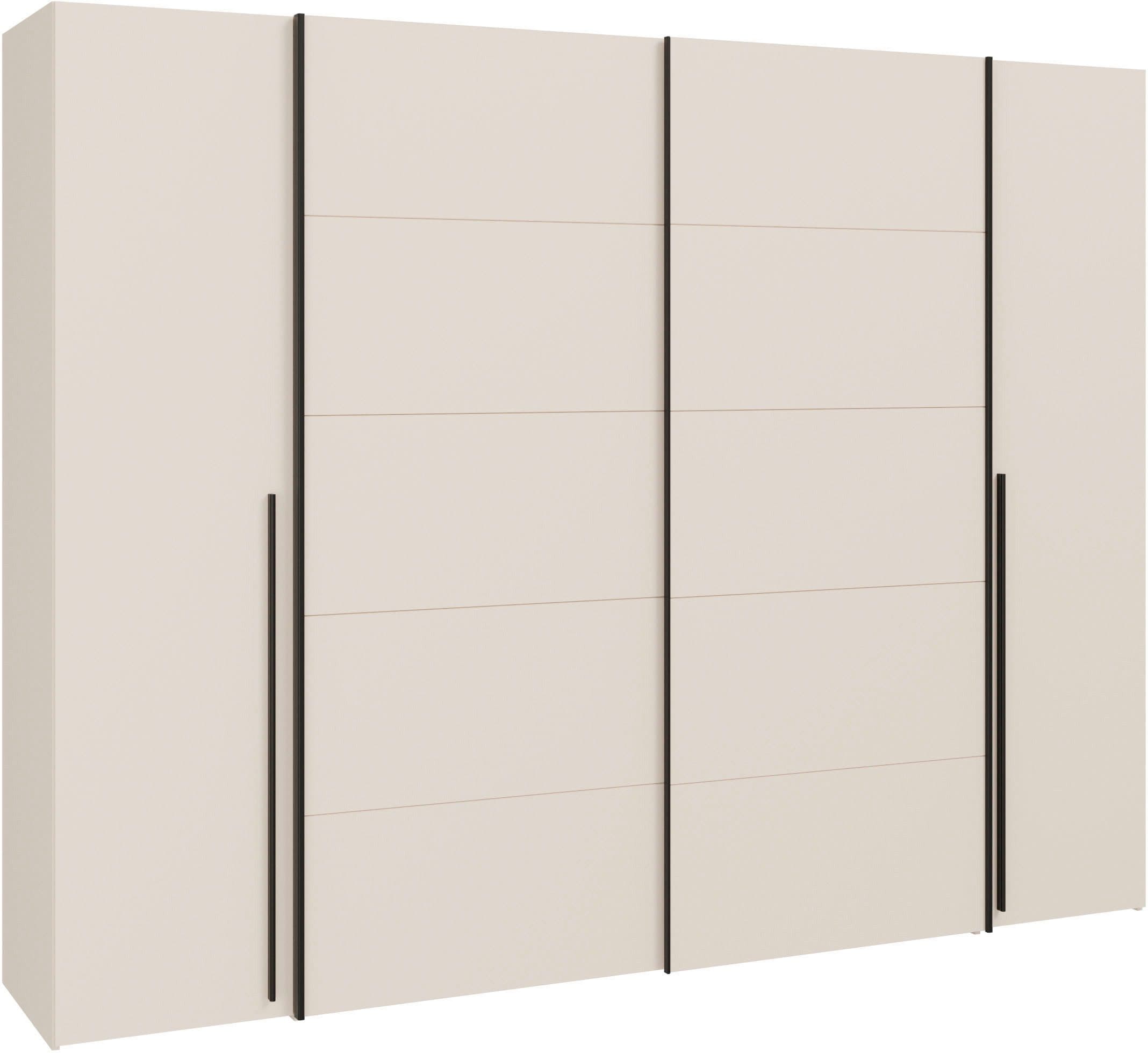 FORTE Kleiderschrank Narago | Beige
