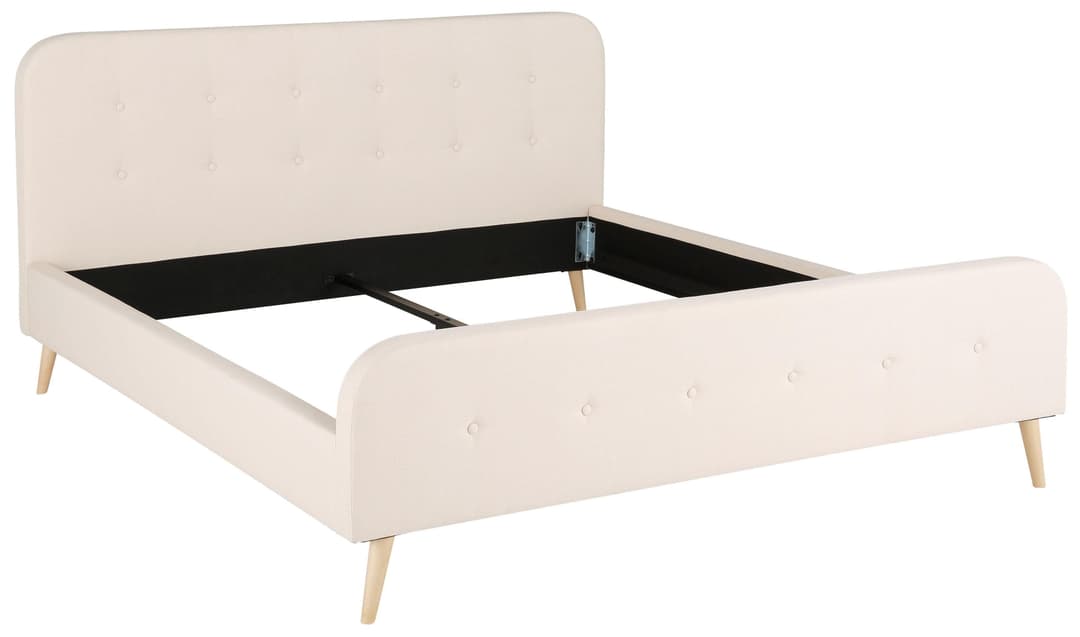 Home affaire Polsterbett Amrum | Beige