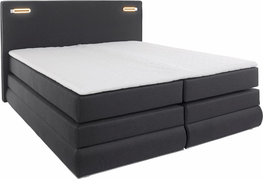 COLLECTION AB Boxspringbett Ninoni | Grau