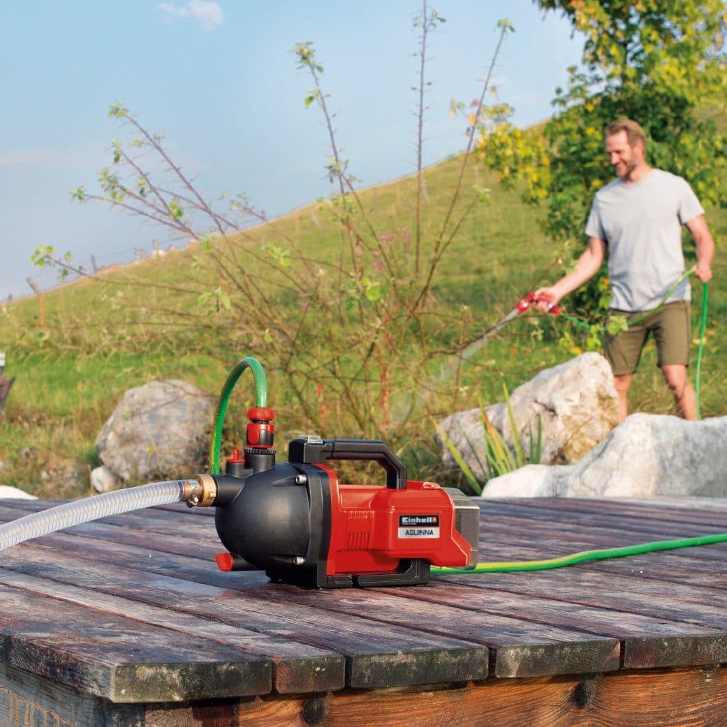 Einhell Akku-Gartenpumpe GC-GP | Rot