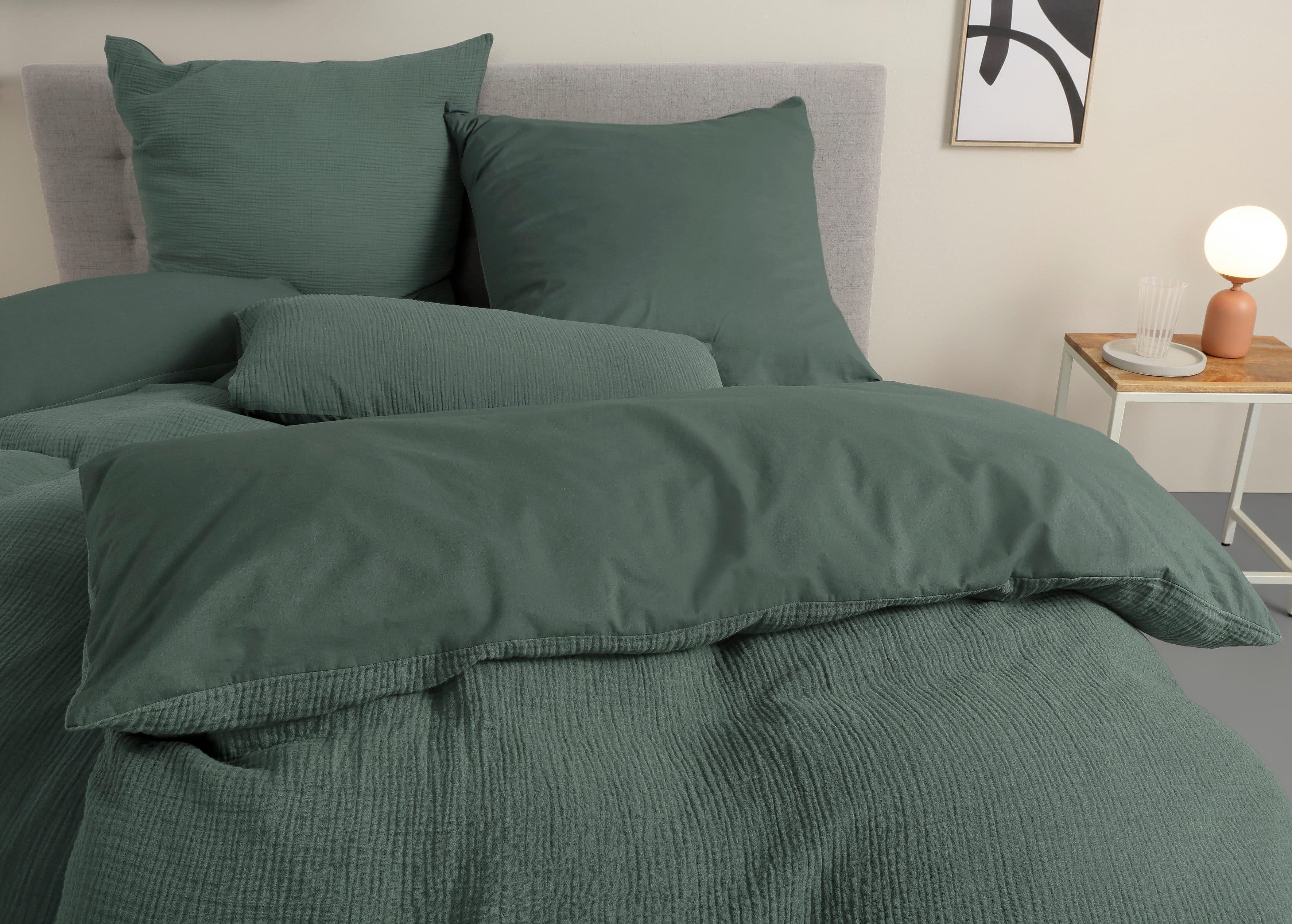 OTTO home Wendebettwäsche Sari3 | Grün