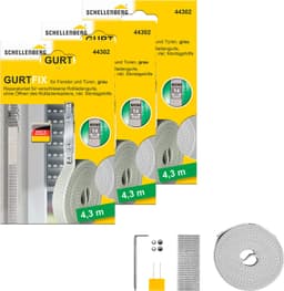 SCHELLENBERG Reparatur-Set Rollladen Gurtfix | Grau