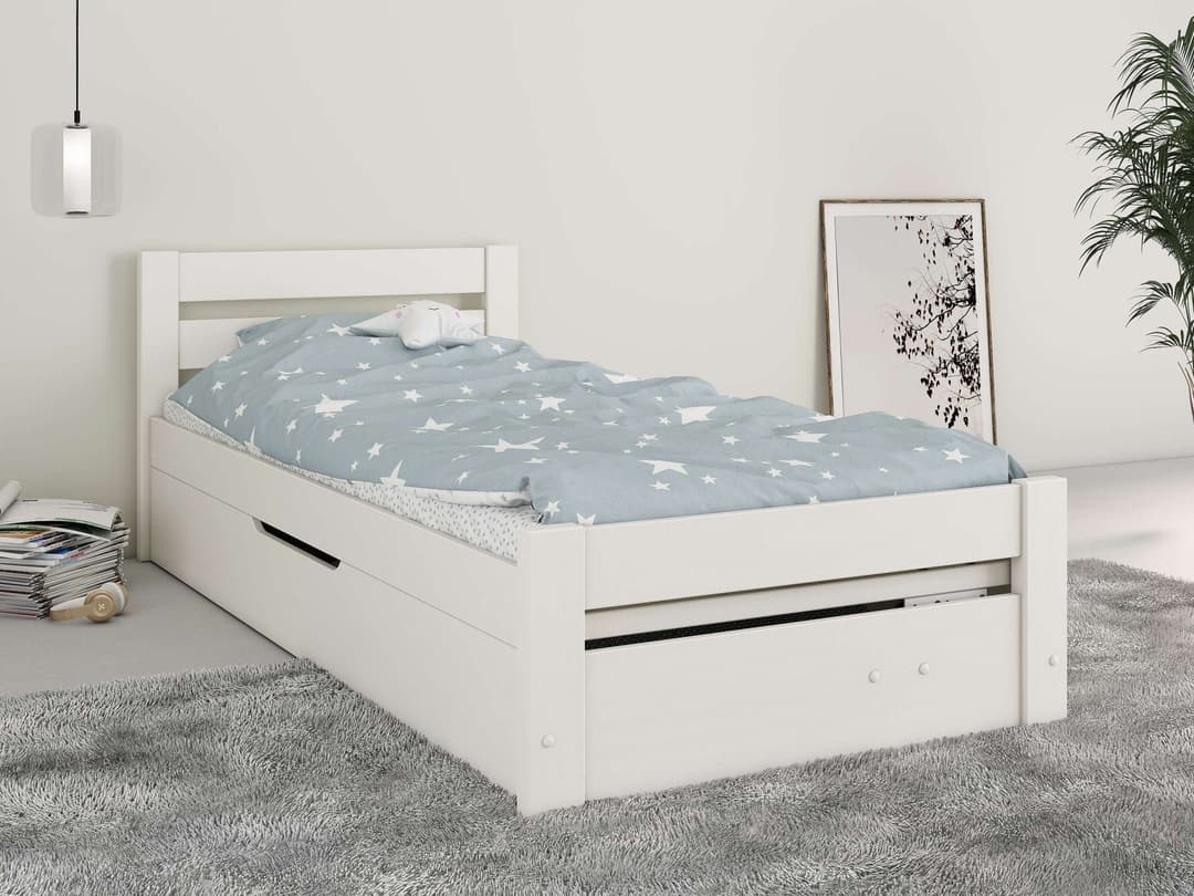 OTTO home Massivholzbett GODJE | Weiß