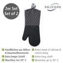 Wenko Topfhandschuhe Silikon | Schwarz 2