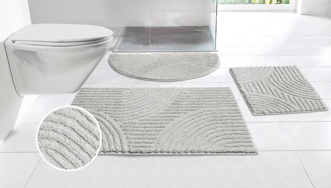 OTTO home Badematte Ognon | Grau