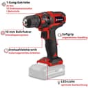Einhell Akku-Bohrschrauber TC-CD 18/35 Li - Solo | Rot 3