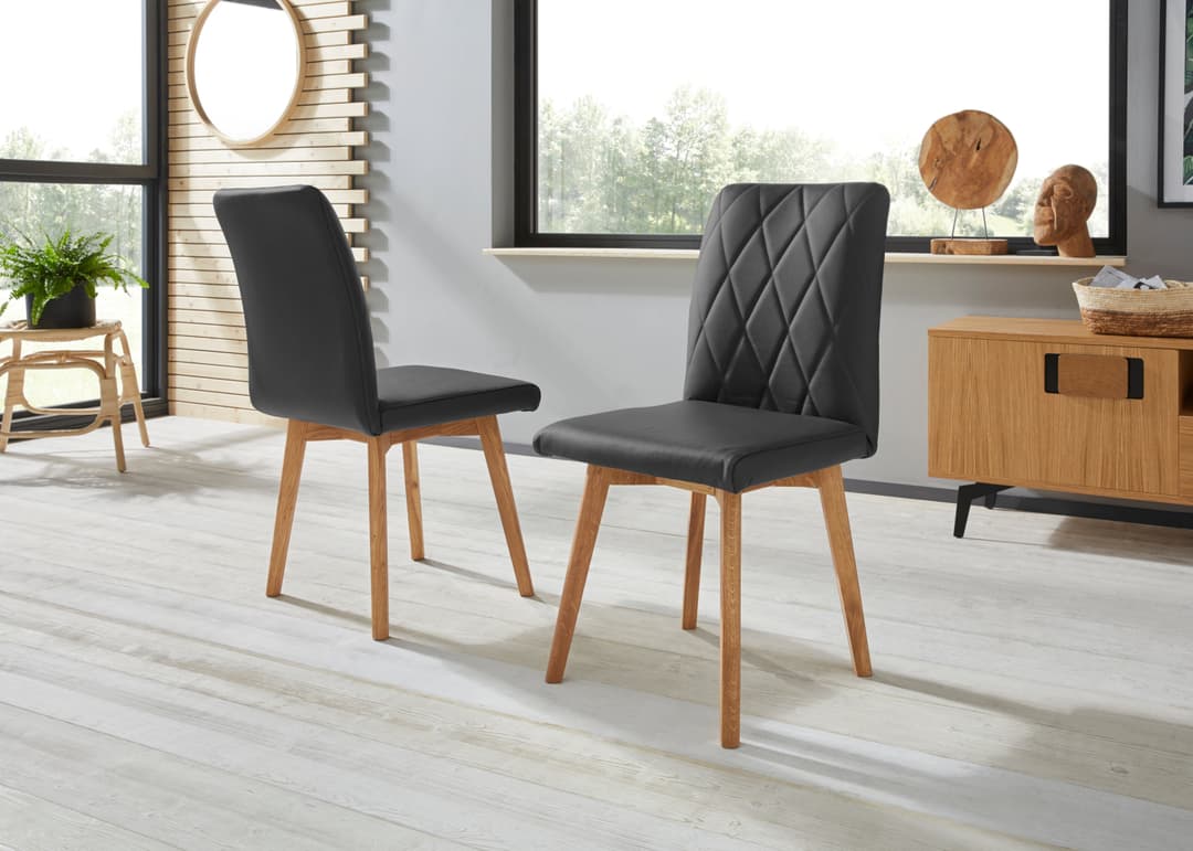 OTTO home Esszimmerstuhl Brest | Schwarz