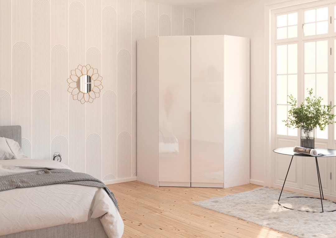 OTTO home Eckkleiderschrank AGORDO | Weiß