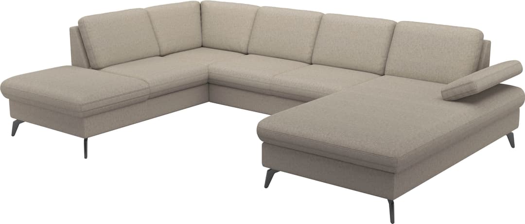 sit&more Wohnlandschaft Morris Jubi U-Form | Braun