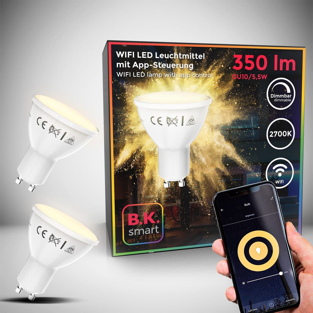 B.K. Licht LED-Leuchtmittel | Weiß