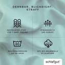 Schlafgut Spannbettlaken PURE Bio-Baumwolle | Türkis 3