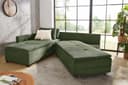 Jockenhöfer Gruppe Ecksofa Madrid | Grün 2