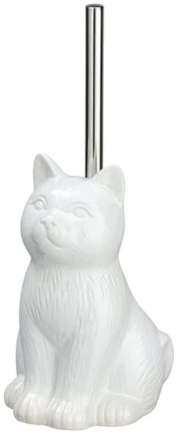 WENKO WC-Garnitur Cat Weiß, Keramik | Weiß