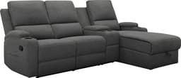 OTTO home Ecksofa NAPORI Multimediasofa | Grau