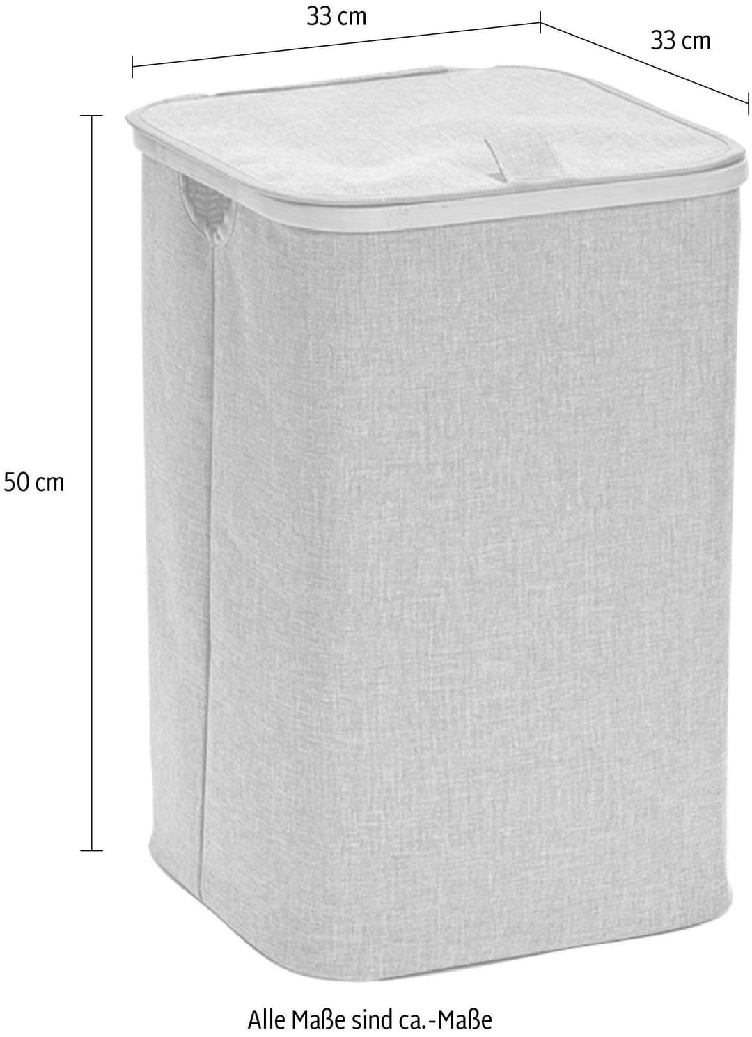 Zeller Present Wäschesortierer | Grau
