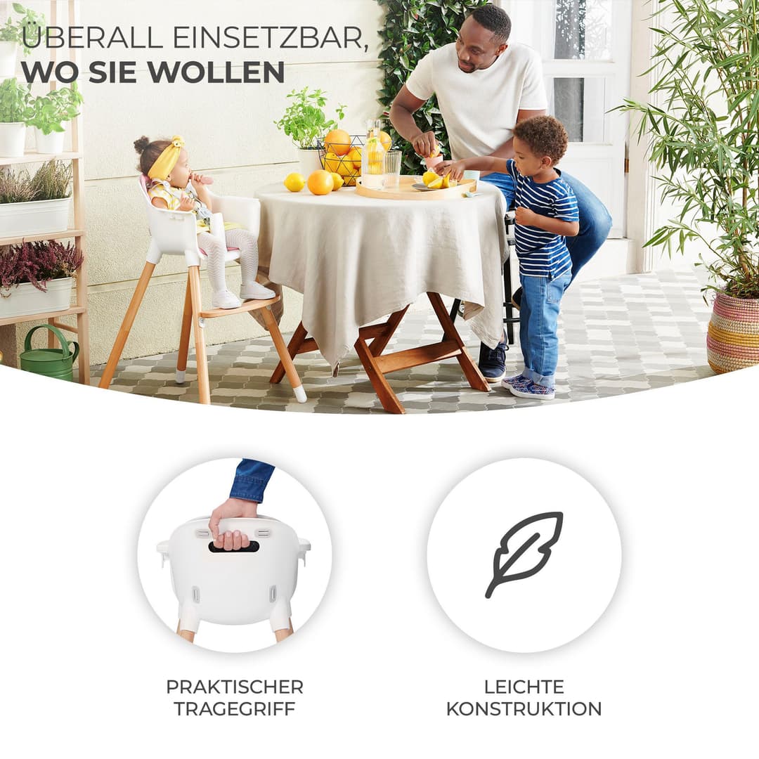 Kinderkraft Hochstuhl SIENNA | Weiß