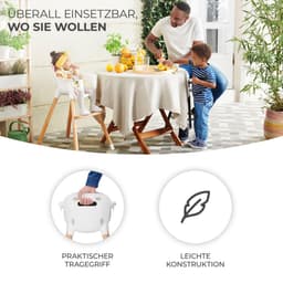 Kinderkraft Hochstuhl SIENNA | Weiß