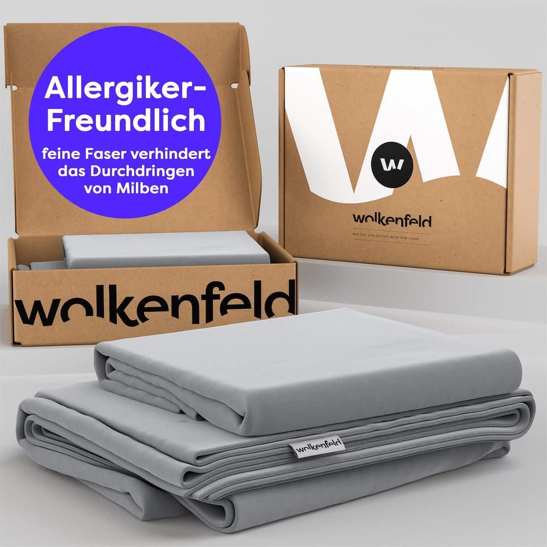 Wolkenfeld Bettwäsche-Set | Grau