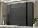 FORTE Kleiderschrank Narago | Schwarz 2
