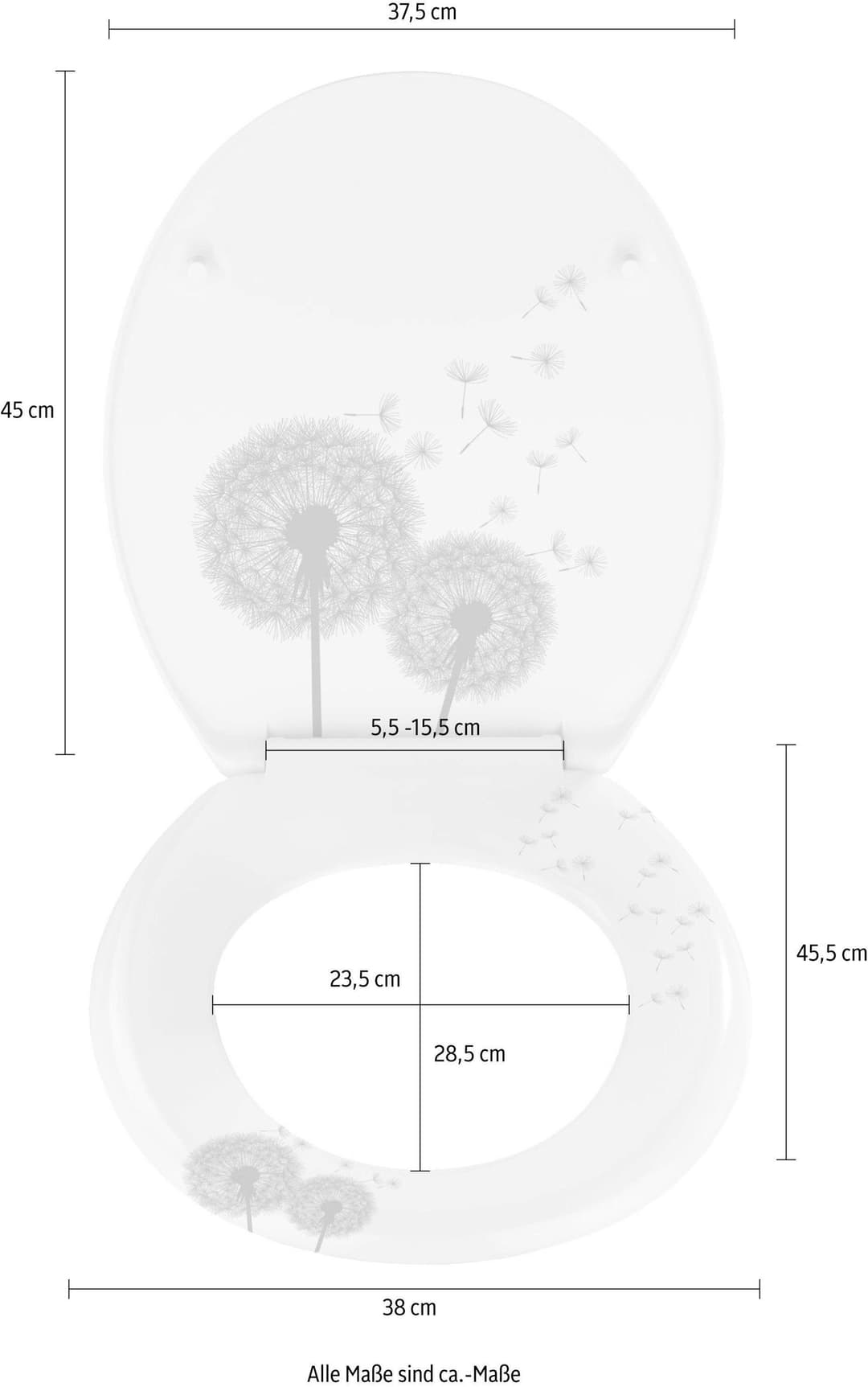 WENKO WC-Sitz Astera | Mehrfarbig