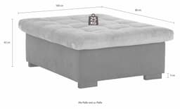 Home affaire Hocker Föhr | Schwarz