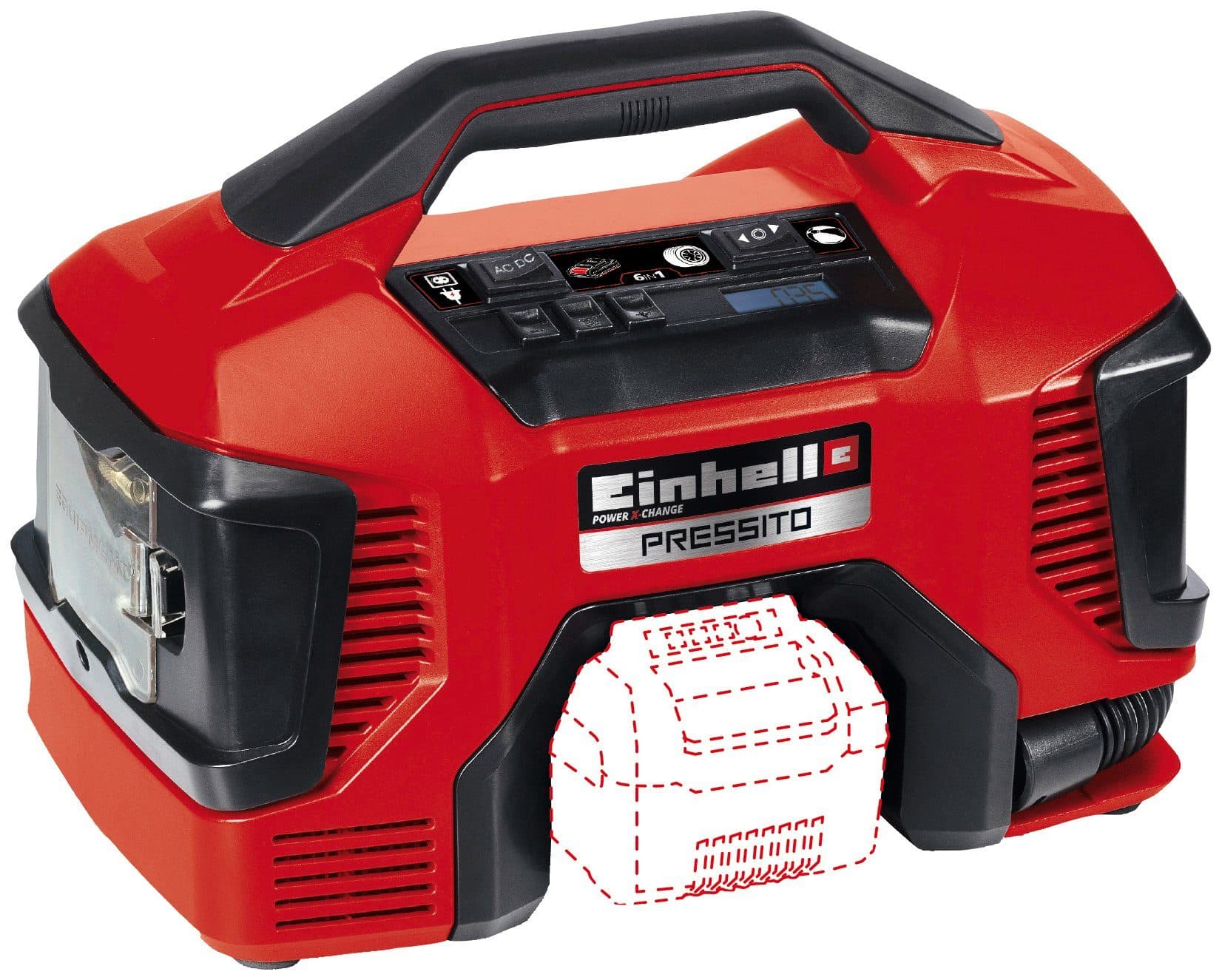 Einhell Kompressor Pressito | Rot