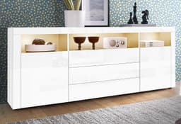 borchardt Möbel Sideboard Santa Fe | Weiß