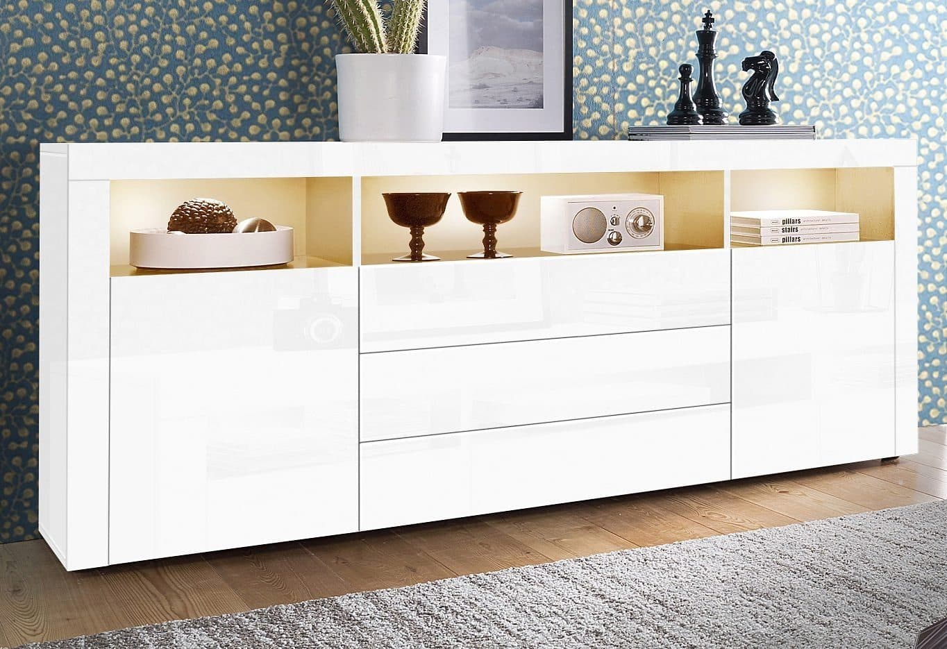 borchardt Möbel Sideboard Santa Fe | Weiß