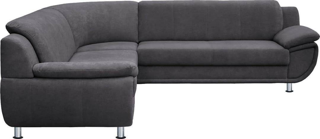 TRENDMANUFAKTUR Ecksofa Rondo | Grau